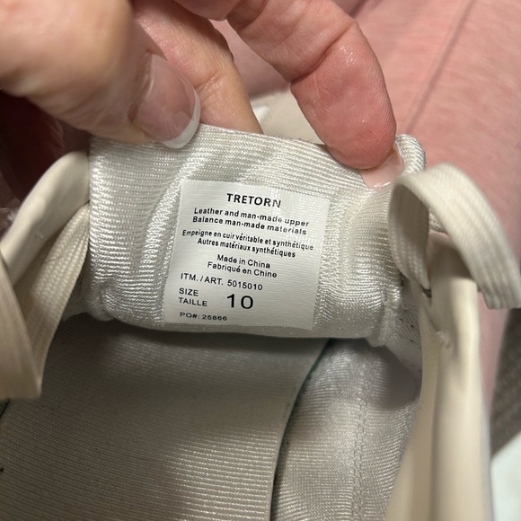 Tretorn Women's Rawlins White and Navy Sneakers - Picture 7 of 8